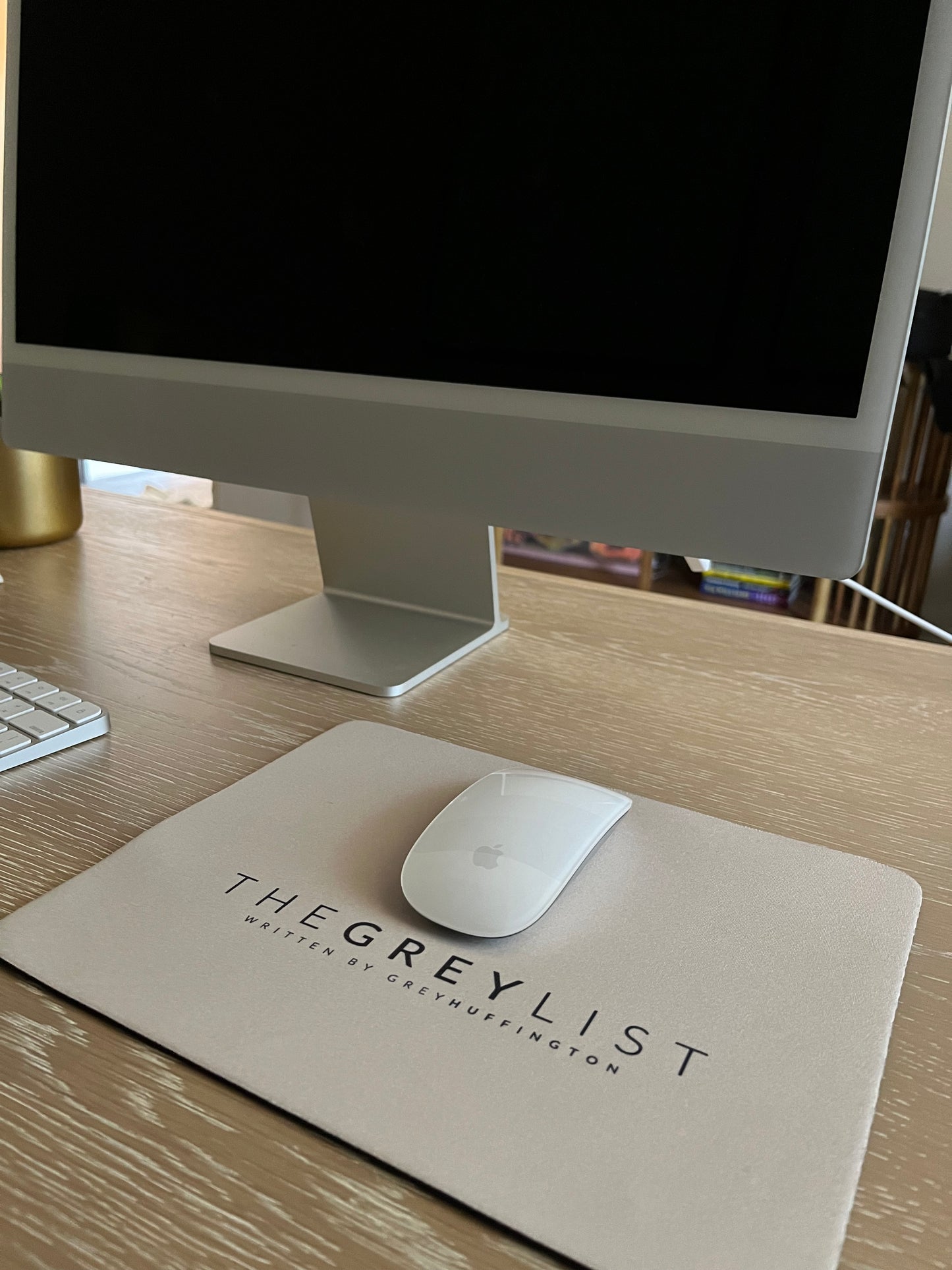 The Grey List Mouse Pad